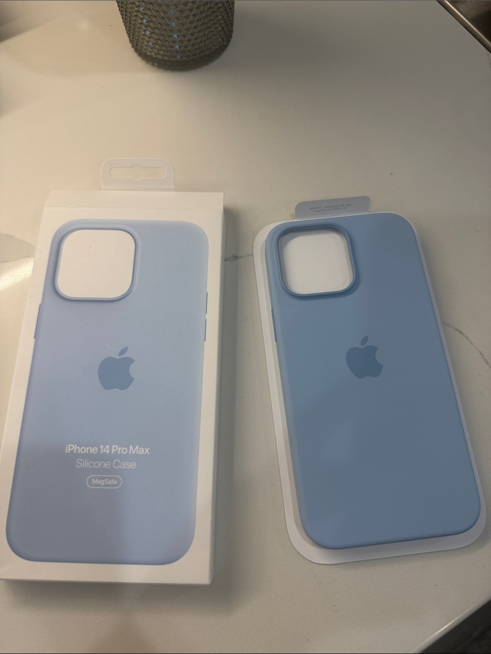 Apple iPhone 14 Pro Max Silicone Case - Light Blue